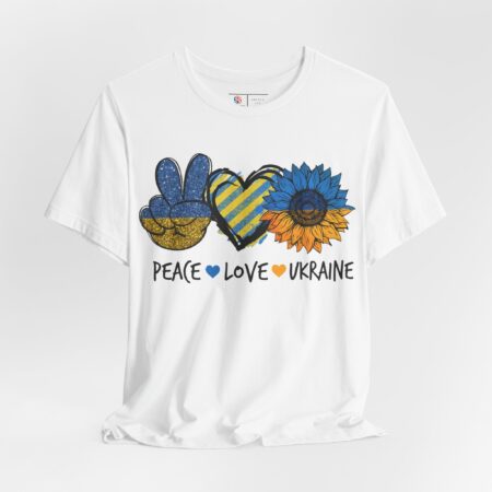 Stand With Ukraine Shirt | Peace, Love, Ukraine Sunflower T-shirt | Support Ukraine