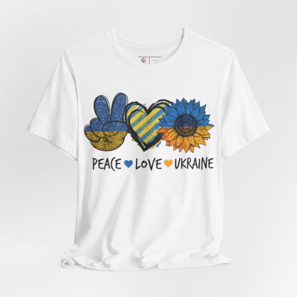 Stand With Ukraine Shirt | Peace, Love, Ukraine Sunflower T-shirt | Support Ukraine