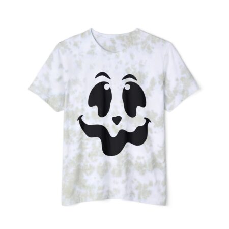 Halloween Silly Face | Halloween T-Shirt | Unisex Tie-Dyed Tee