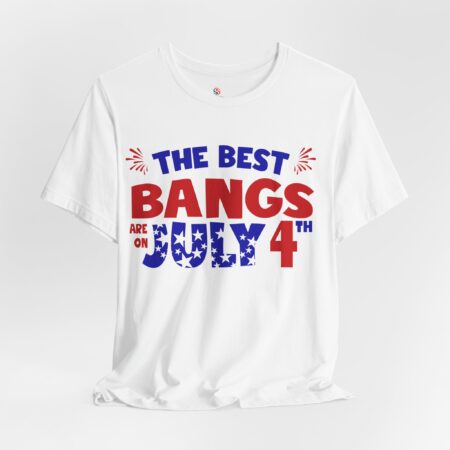 Best Bangs are on July 4th, Retro T-shirt | July 4th T-shirt | 4th of July Tee