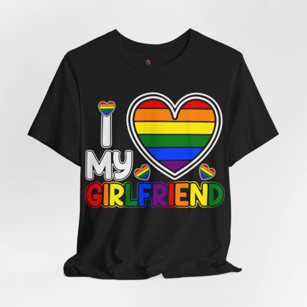 I Love My (Pride) Girlfriend Pride | Retro Valentine's Day Shirt | Gift for Him | Gift for Her