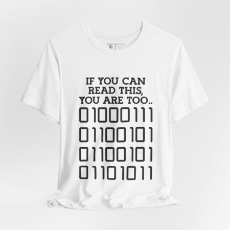 Binary Code Vision, Funny Tech T-shirt | Coworker Gift | Birthday Gift