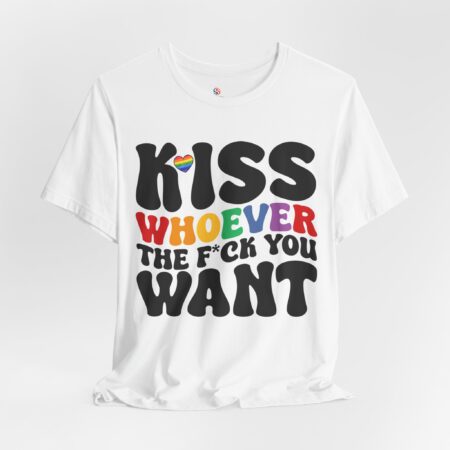 Pride month celebration, "Kiss whomever you want!"