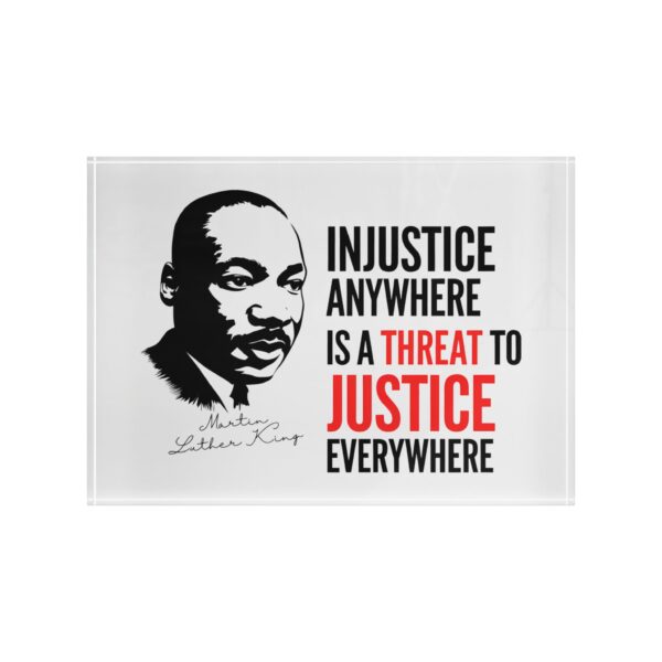 MLK Day 2026, Quote | Martin Luther King, Jr. Quote "Injustice" | Black History Month Decorations