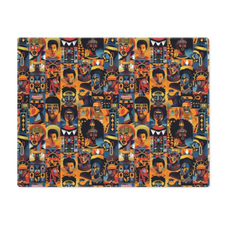 Black History Month Placemat, 4pcs | Black History Decorations | Faces Design