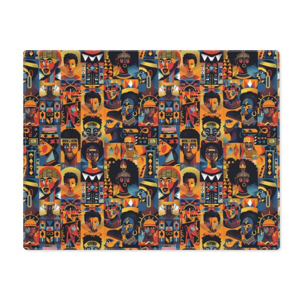 Black History Month Placemat, 4pcs | Black History Decorations | Faces Design