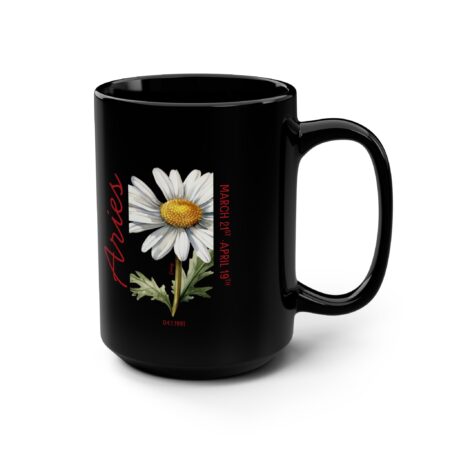 Aries - Personalized 15oz Mug | Custom Name, Date of Birth & Zodiac Mug | Birthday, Mother's Day, Zodiac Gift