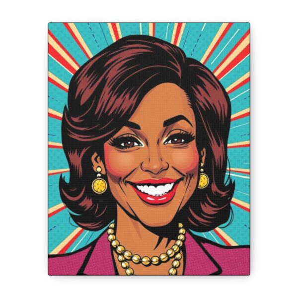 Kamala Harris, Black History Month Decor | Black History Month Art | African American Heritage Art | Kamala Harris, Pop Art Wall Art, Canvas