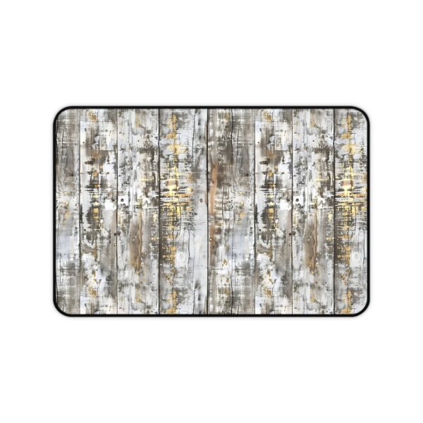Distressed Wood Look Desk Mat | Personalized Gift | Corporate Gift | Coworker Gift | Gaming Gift | Tech Gift