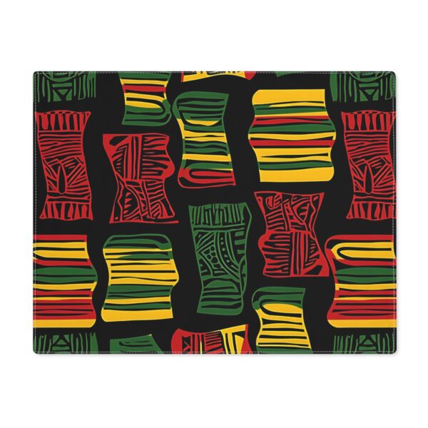 Black History Month Placemat, 4pcs | Black History Decorations | Abstract African Print