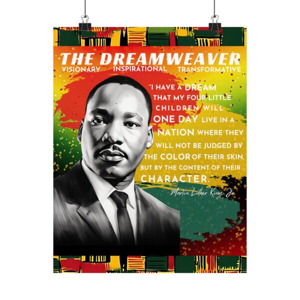 MLK - Black History Month Poster | Black History Month Decorations | BHM Wall Art | African American Art
