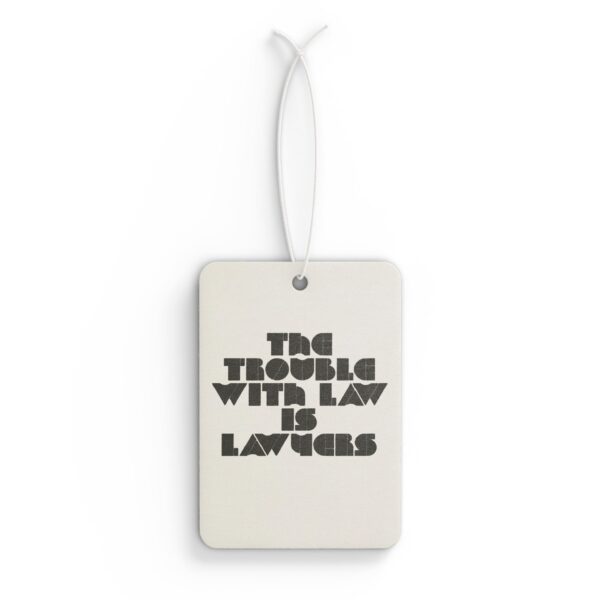 Law Student Grad Car Air Freshener | Lawyer Car Freshener, Legal Car Accessory, Law School Graduate Gift