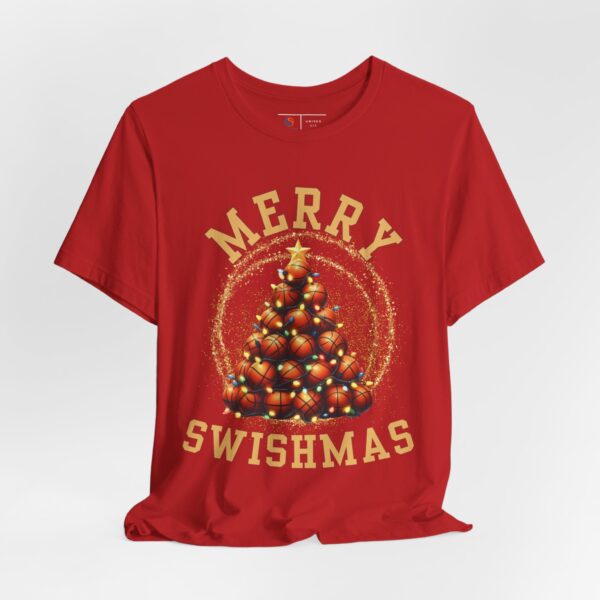 Christmas T-Shirt | Merry SwishMas Shirt | Funny Basketball Christmas Tee | Basketball Fan Christmas Shirt | Holiday Shirt