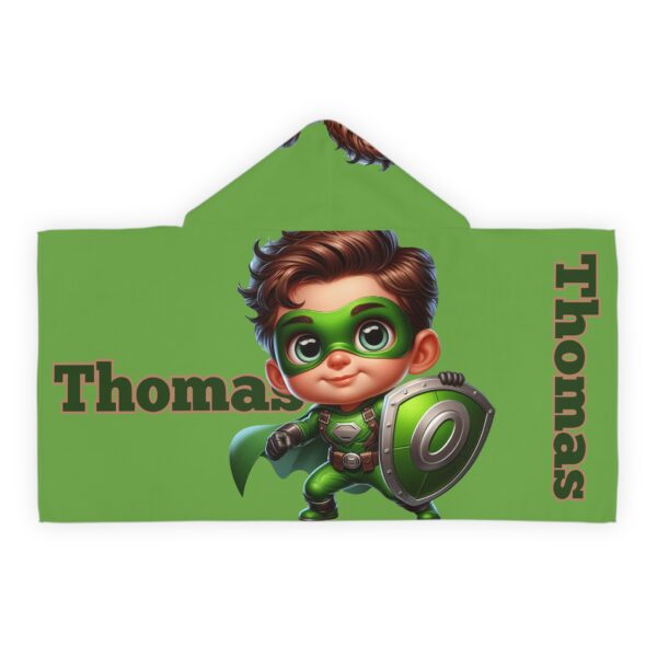 Kid's Hooded Bath Towel | Kid's Hooded Beach Towel Poncho | Kid's Hooded Towel Robe | Superhero Theme, Personalized