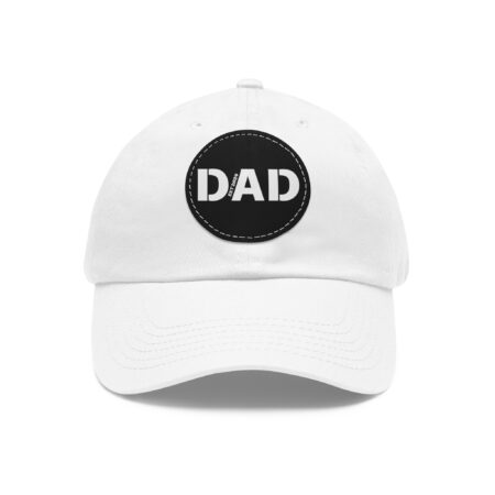 Custom "Dad" and Established Date | Personalized  Dad Hat with Leather Patch