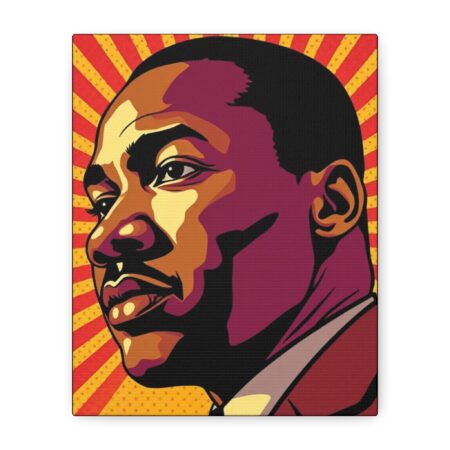 Martin Luther King Jr., Black History Month Decor | Black History Month | African American Heritage | MLK Day 2025, Pop Art Wall Art, Canvas