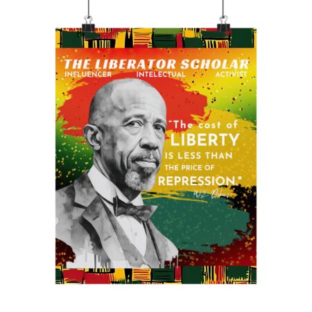 W.E. Dubois - Black History Month Poster | Black History Month Decorations | BHM Wall Art | African American Art