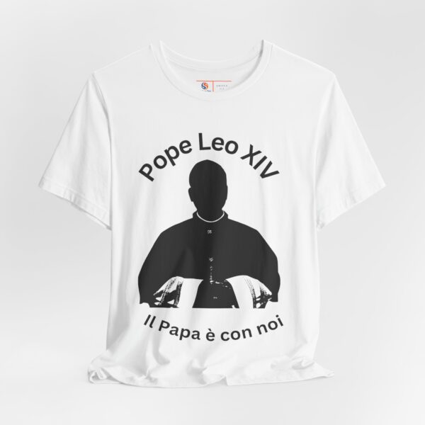 15517516465104217524_2048.jpeg Pope Leo XIV, The Pope Is With Us T-shirt | Catholic Pope Shirt | Papal Church T-shirt