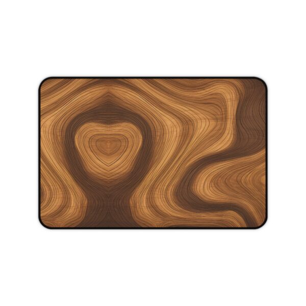 Wood Grain Style Desk Mat | Personalized Gift | Corporate Gift | Coworker Gift | Gaming Gift | Tech Gift