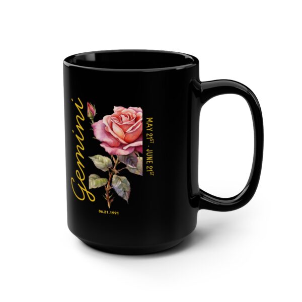 Gemini - Personalized 15oz Mug | Custom Name, Date of Birth & Zodiac Mug | Birthday, Mother's Day, Zodiac Gift