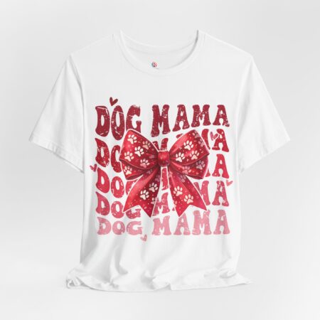Dog Mama Valentines Bow Shirt | Valentine's Day Shirt