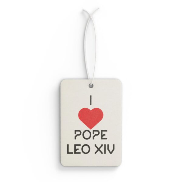 I Love Pope Leo XIV Air Freshener | Pope Leo XIV Car Freshener