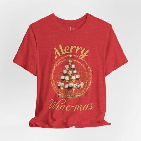 Christmas T-Shirt | Merry Winemas | Funny Christmas Tee | Wine Lovers Christmas Shirt | Holiday Shirt