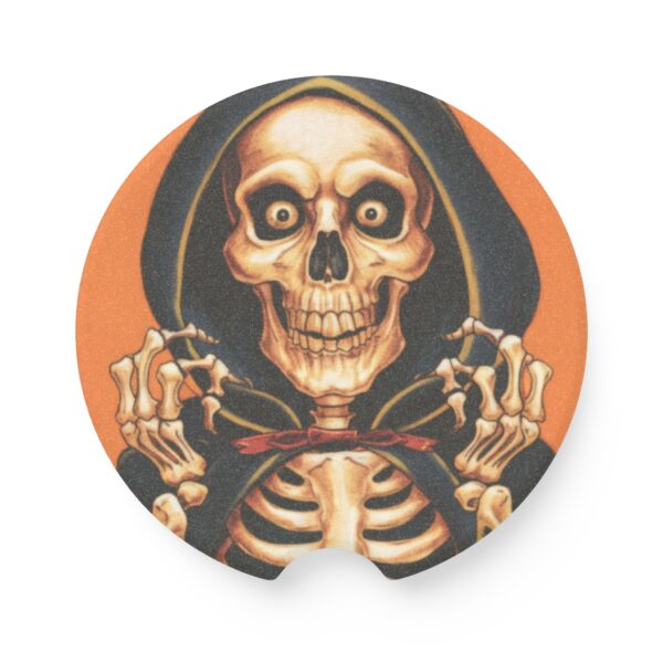 PKS - Vintage Ghost Soapstone Car Coaster | Gift for Her and Him | Best Friend, Birthday, Christmas Gift