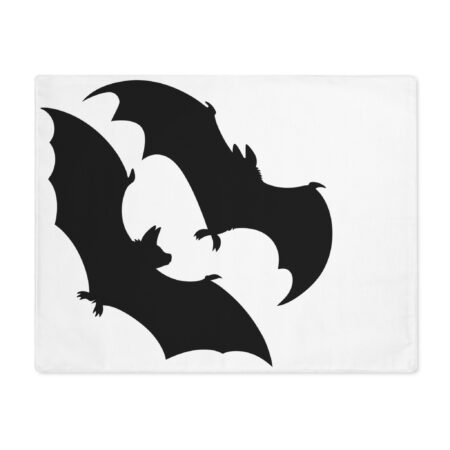 Halloween Decorations | Bat-Inspired Placemat | Halloween Table Setting