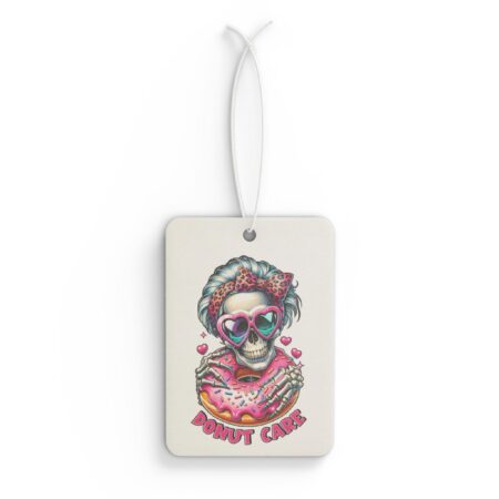 Nurse Skeleton Air Freshener, Donut Care Nurse Car Freshener, Skeleton Nurse Air Freshener, Car Accessory, Nursing Gift