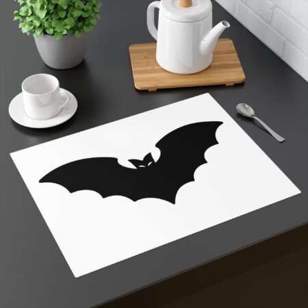 Halloween Decorations | Bat-Inspired Placemat | Halloween Table Setting