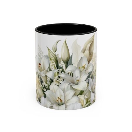 Personalized Floral Bouquet Wedding Day Mug | Engagement Gift | Wedding Day Gift | Anniversary