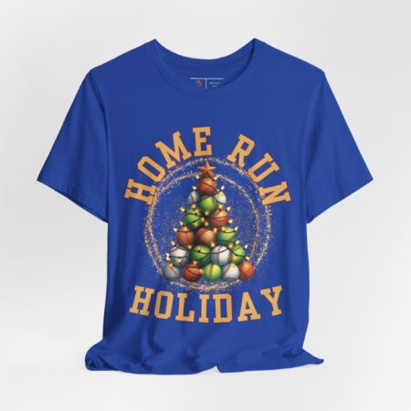 Christmas T-Shirt | Home Run Holiday Shirt | Funny Baseball Christmas Tee | Baseball Fan Christmas Shirt | Holiday Shirt