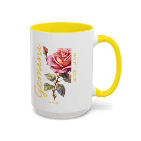 Gemini - Jun - Personalized 15oz Mug | Custom Name and Date of Birth |  Birthday, Mother's, Father's Day Gift | Zodiac Gift