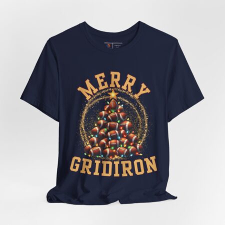 Christmas T-Shirt | Merry Gridiron Shirt | Funny Football Christmas Tee | football Fan Christmas Shirt | Holiday Shirt