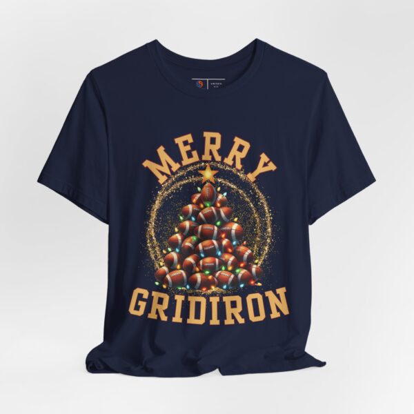 Christmas T-Shirt | Merry Gridiron Shirt | Funny Football Christmas Tee | football Fan Christmas Shirt | Holiday Shirt