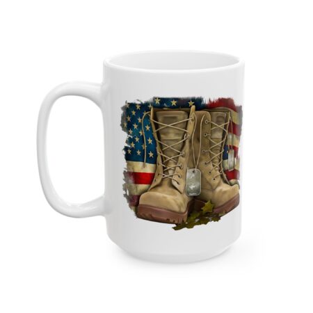 Patriotic Father's Day Mug | Memorial Day | Veteran's Gift Mug | Flag Mug