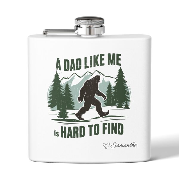 Father's Day Gift | "A Dad Like Me is Hard to Find" Personalized Stainless Steel Flask