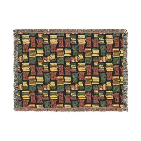 African American Heritage Woven Blanket | Black History Month Woven Blanket | Black History Month Decorations, African Print