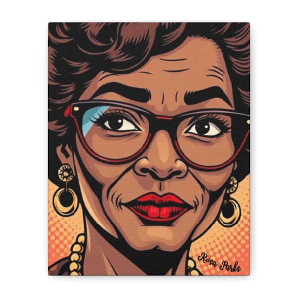 Rosa Parks, Black History Month Decor | Black History Month Art | African American Art | Rosa Parks Pop Art Wall Art, Canvas
