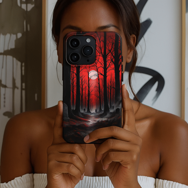 Goth Phone Case | Spooky Halloween Phone Case | Dark Aesthetic, Horror Phone Case | iPhone, Samsung, Google Phone Case
