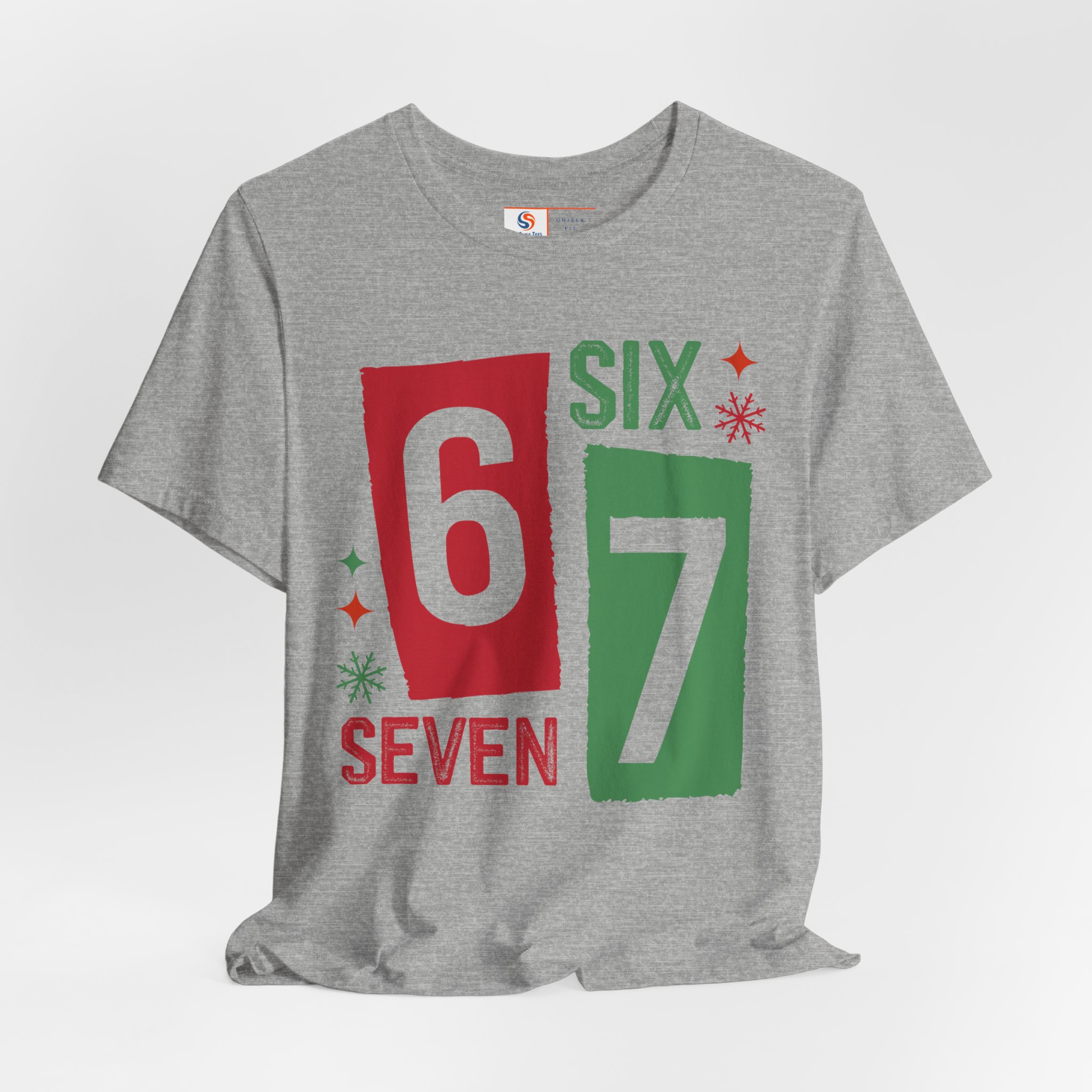 Vintage Six Seven 6 7 T-shirt | Funny Christmas 6 7 Shirt | Christmas 6 7 Sweatshirt and Hoodie | Christmas 6-7 stuff - Image 5