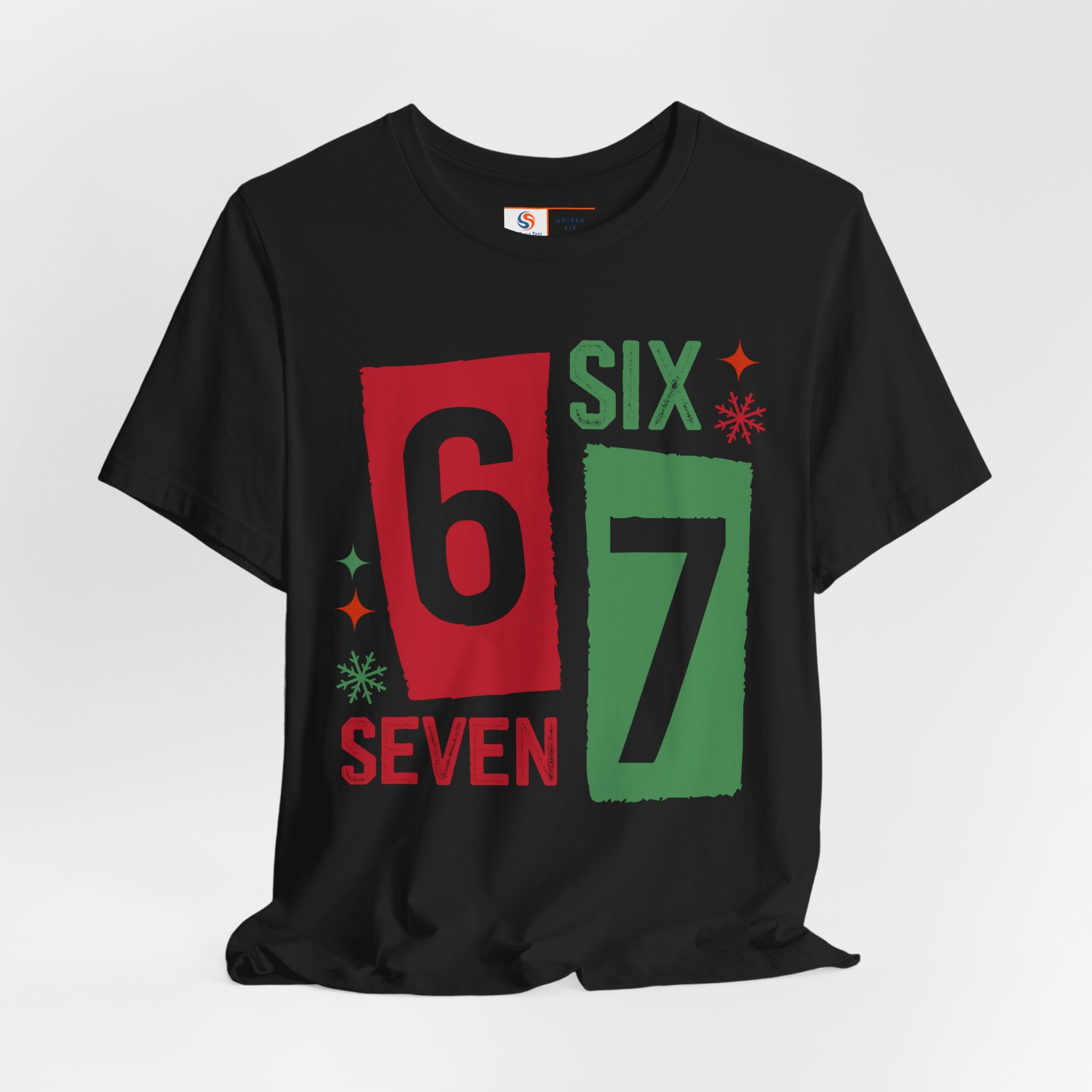 Vintage Six Seven 6 7 T-shirt | Funny Christmas 6 7 Shirt | Christmas 6 7 Sweatshirt and Hoodie | Christmas 6-7 stuff - Image 3