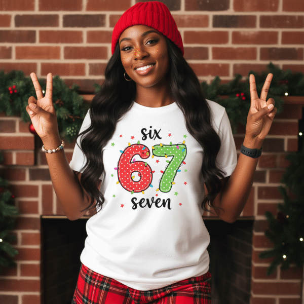 Christmas Six Seven 6 7 T-shirt | Funny Christmas 6 7 Shirt | Christmas 6 7 Sweatshirt and Hoodie | Christmas 6-7 stuff