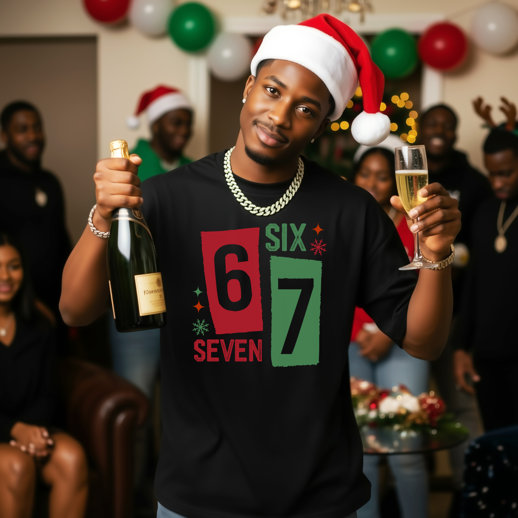 Vintage Six Seven 6 7 T-shirt | Funny Christmas 6 7 Shirt | Christmas 6 7 Sweatshirt and Hoodie | Christmas 6-7 stuff