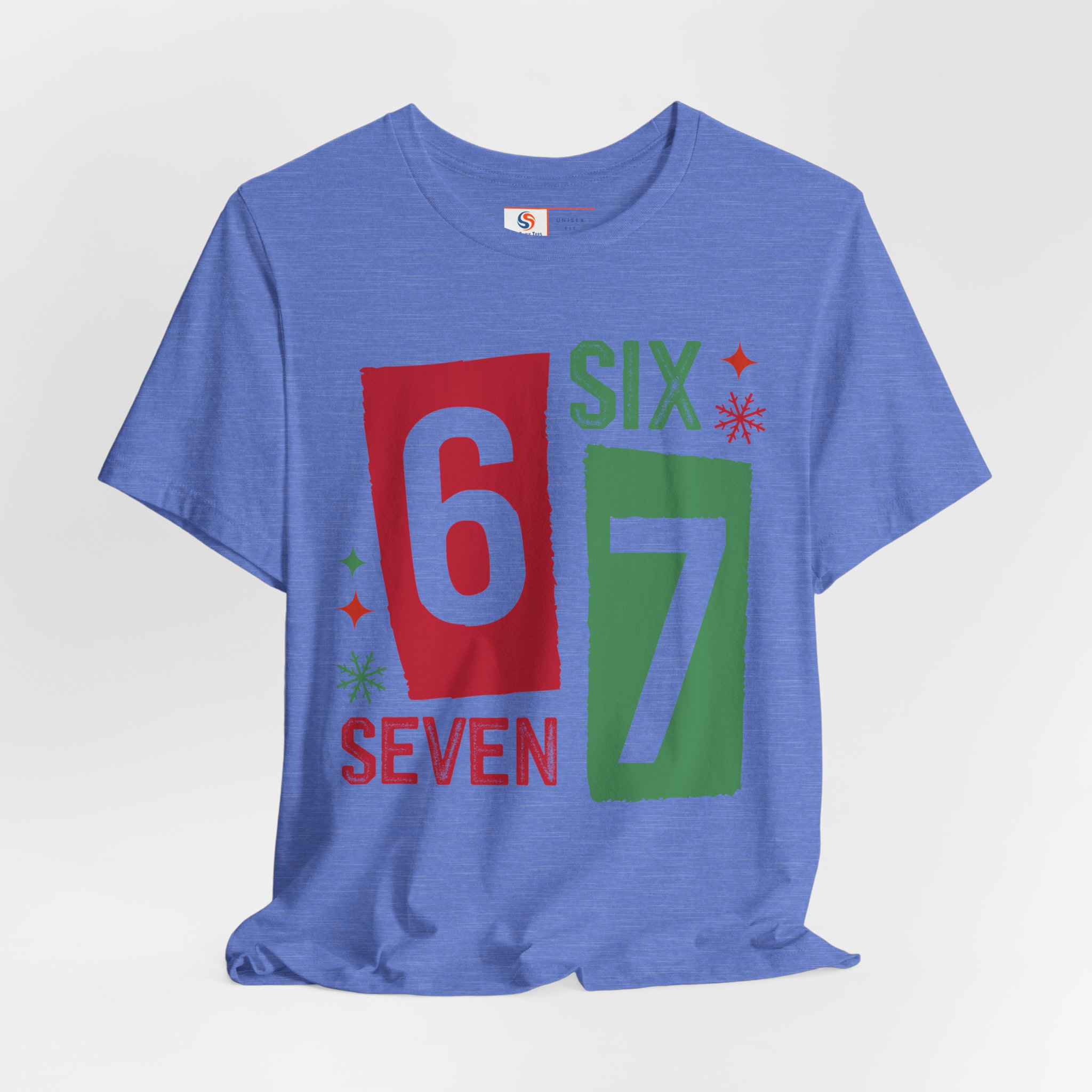 Vintage Six Seven 6 7 T-shirt | Funny Christmas 6 7 Shirt | Christmas 6 7 Sweatshirt and Hoodie | Christmas 6-7 stuff - Image 6