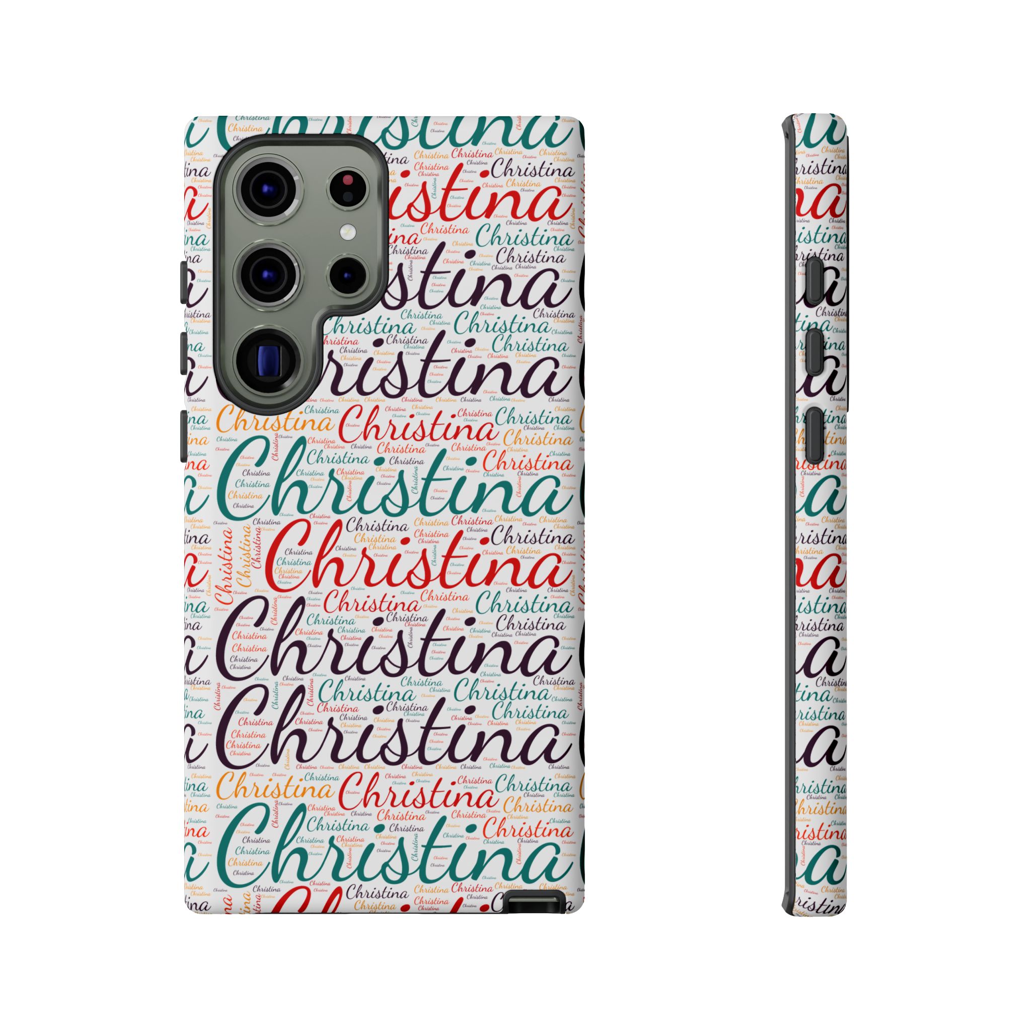 Personalized Script Name Design, Multi-Color : Tough Phone Case - Image 53