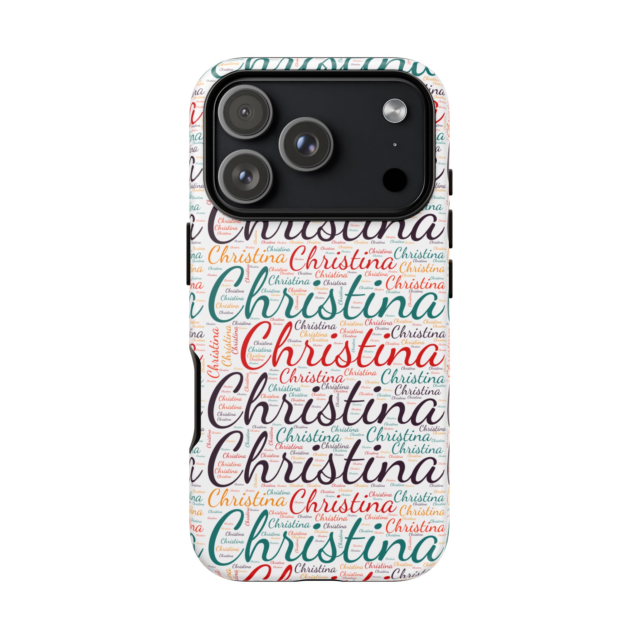 Personalized Script Name Design, Multi-Color : Tough Phone Case - Image 200