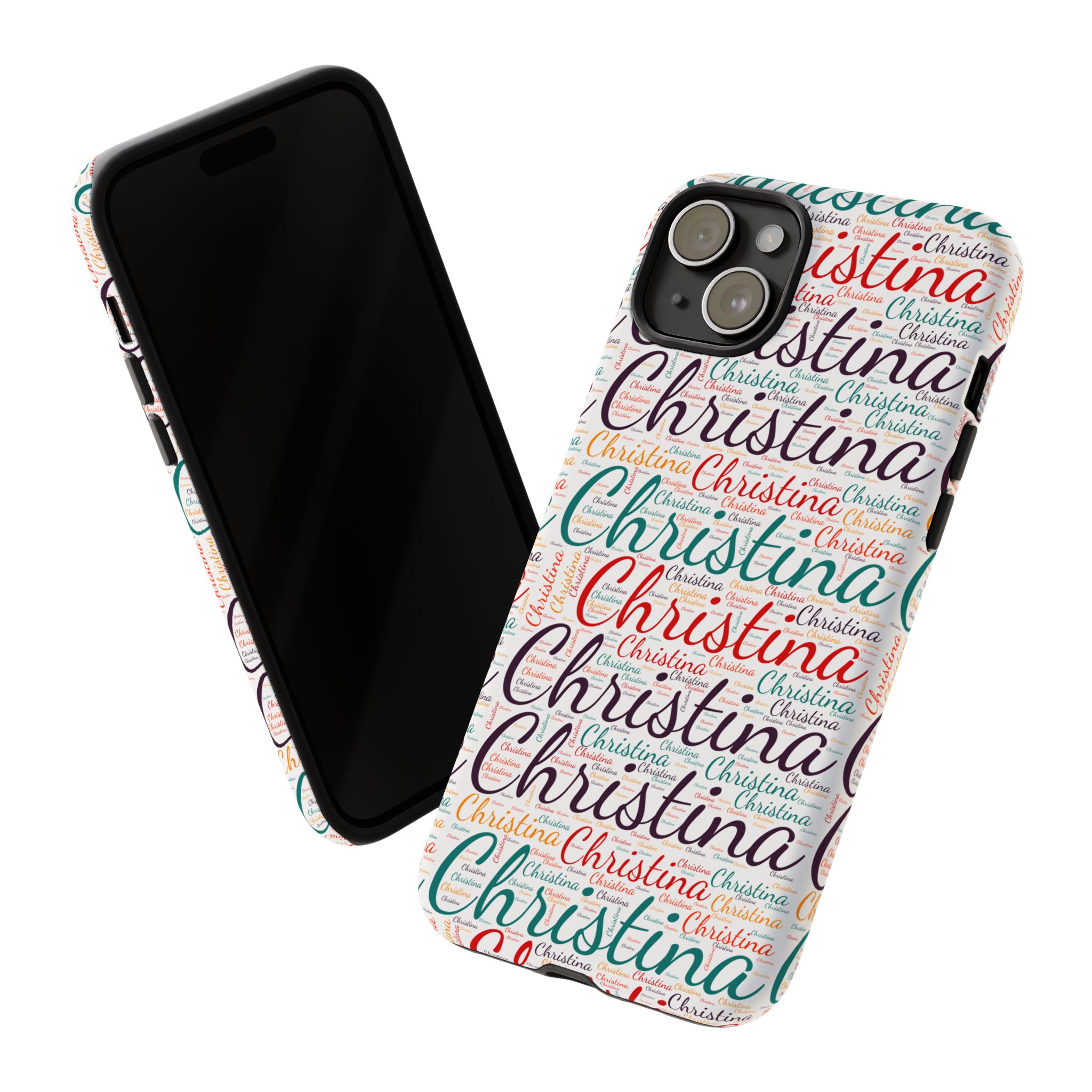 Personalized Script Name Design, Multi-Color : Tough Phone Case - Image 67