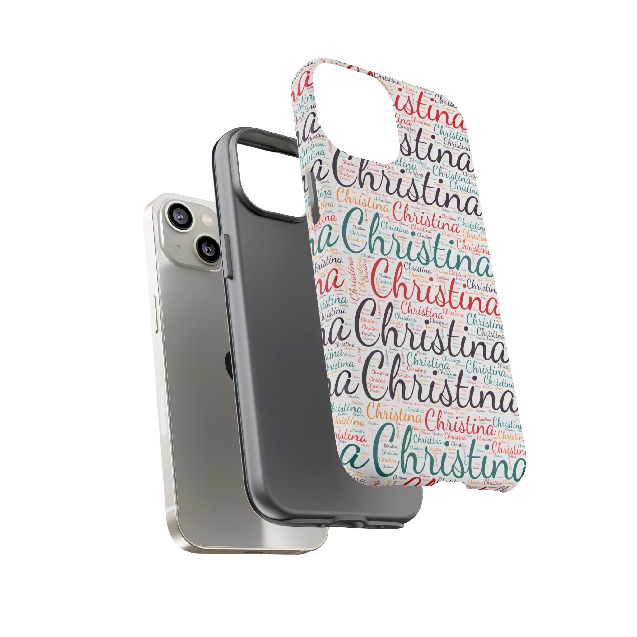 Personalized Script Name Design, Multi-Color : Tough Phone Case - Image 7